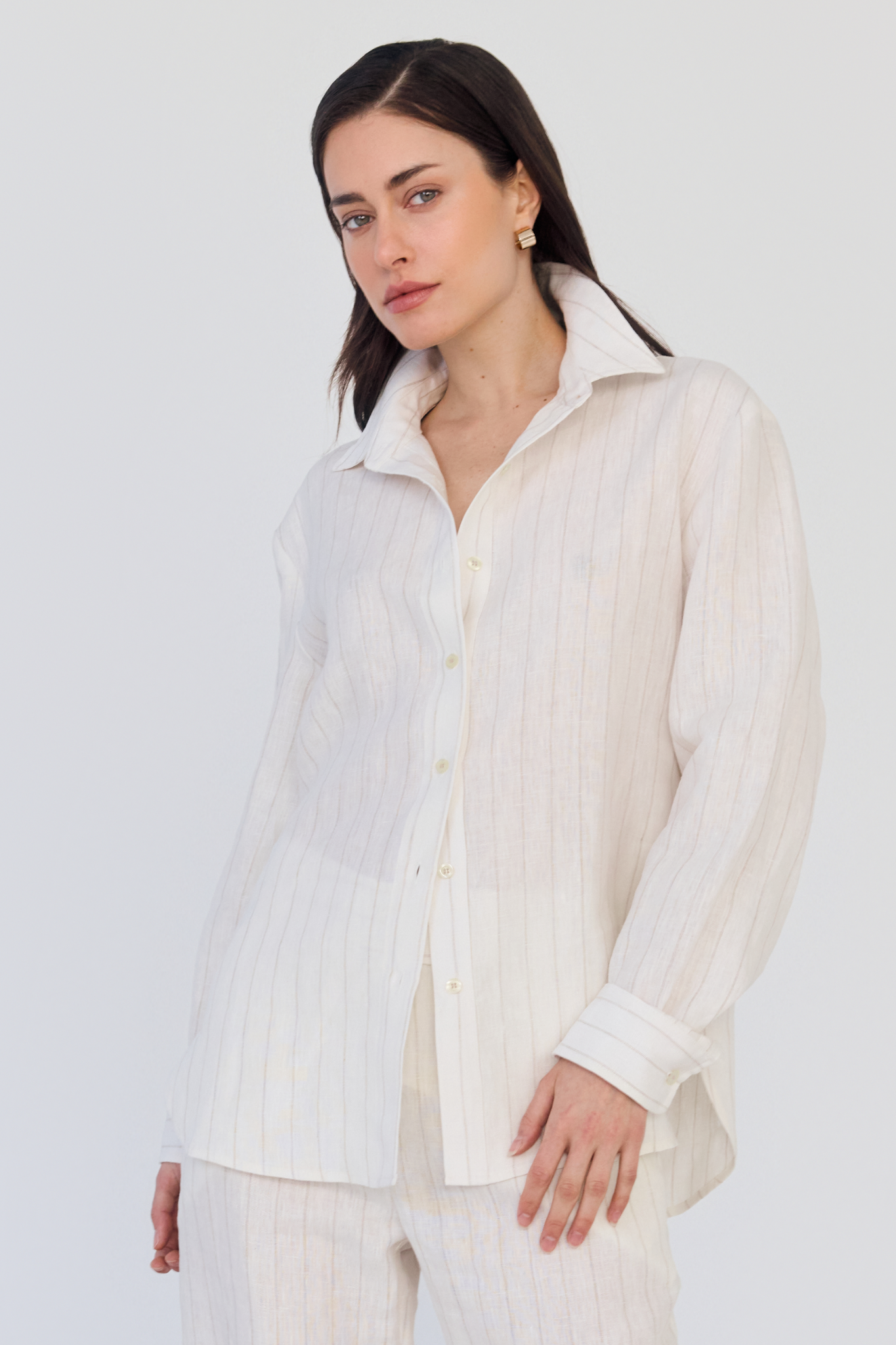 Linen Boyfriend Shirt