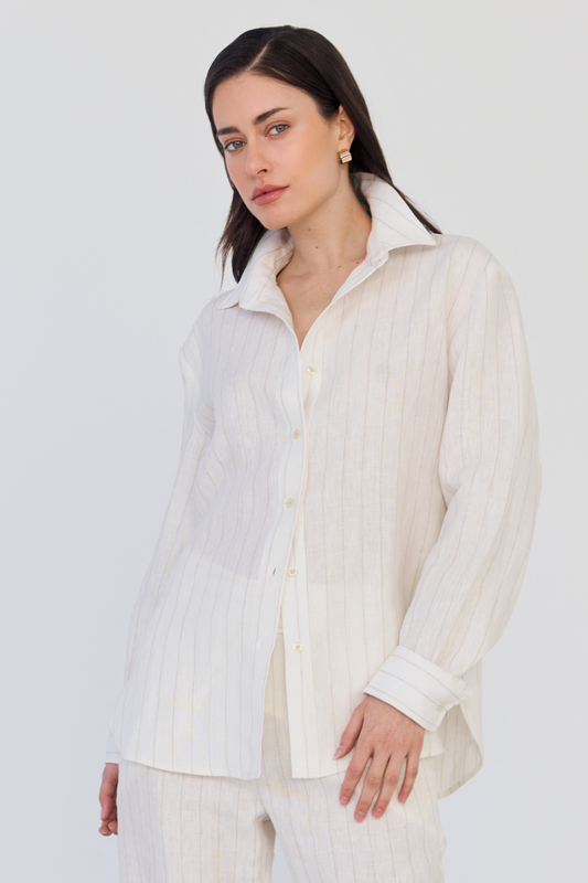 Linen Boyfriend Shirt