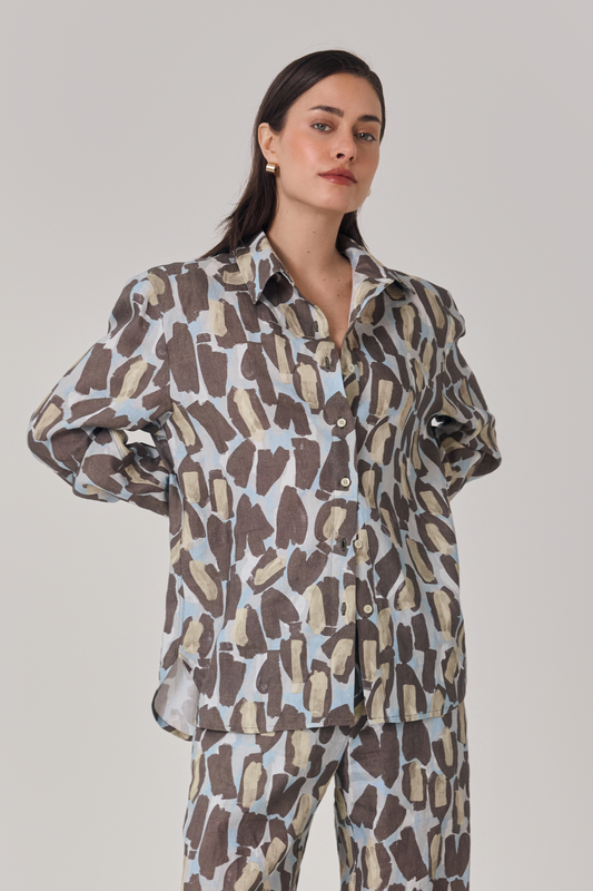 Linen Boyfriend Shirt