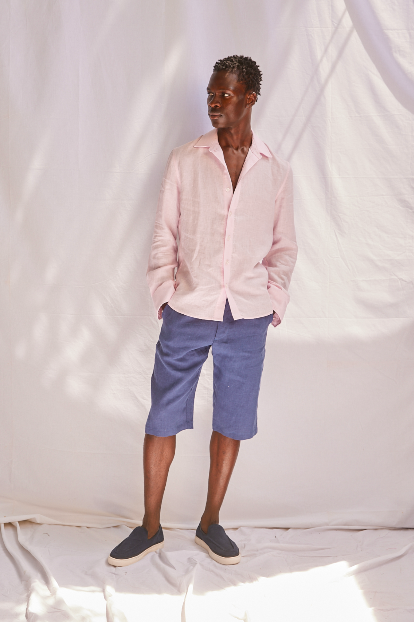 Men's Classic Linen Shirt