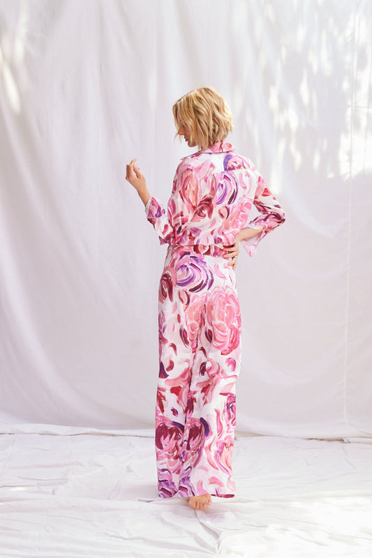 Painterly Flower Classic Shirt