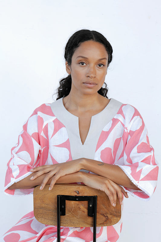 Geo Floral Zsa Zsa Kaftan