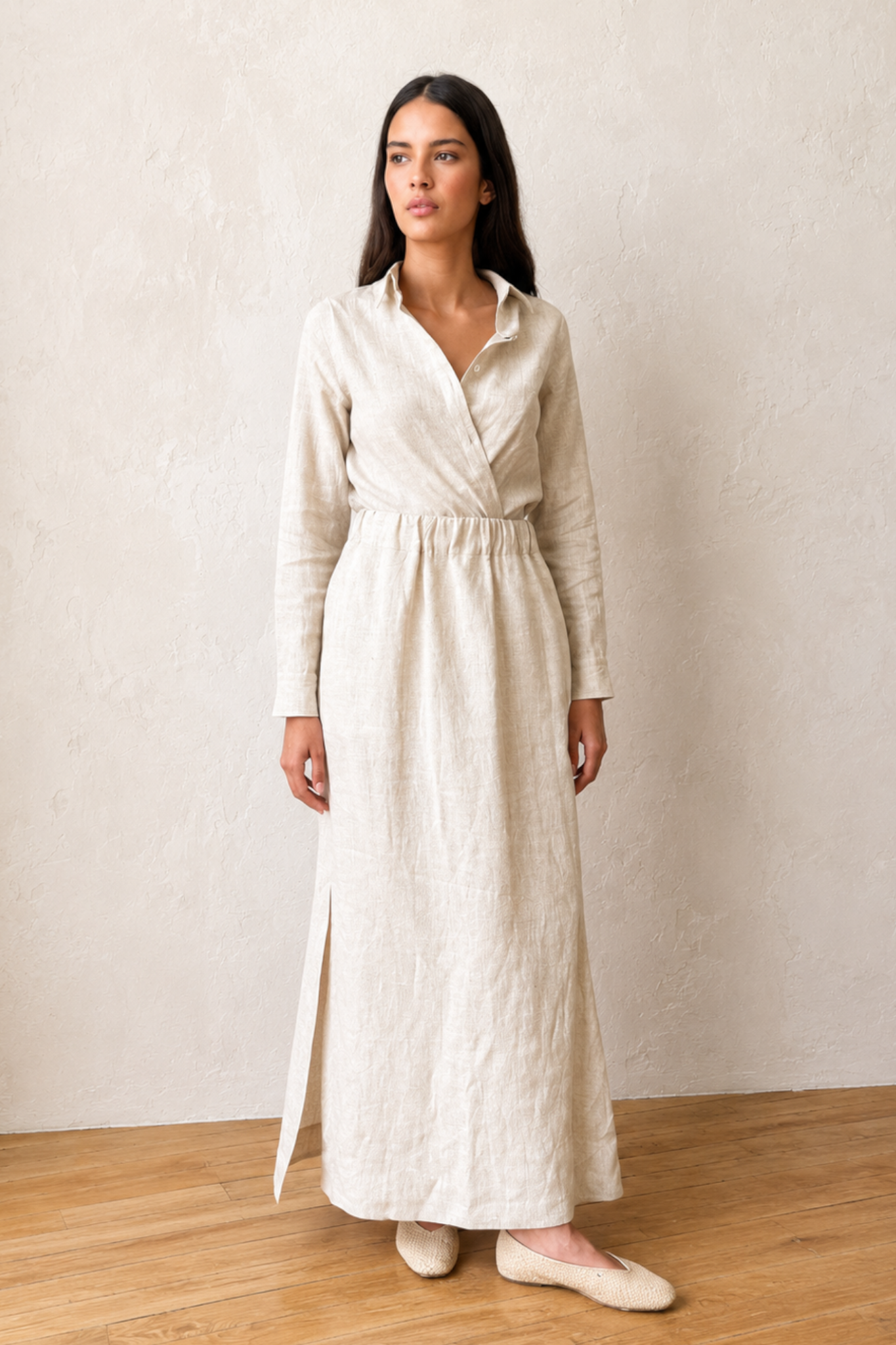 Linen Maxi Skirt