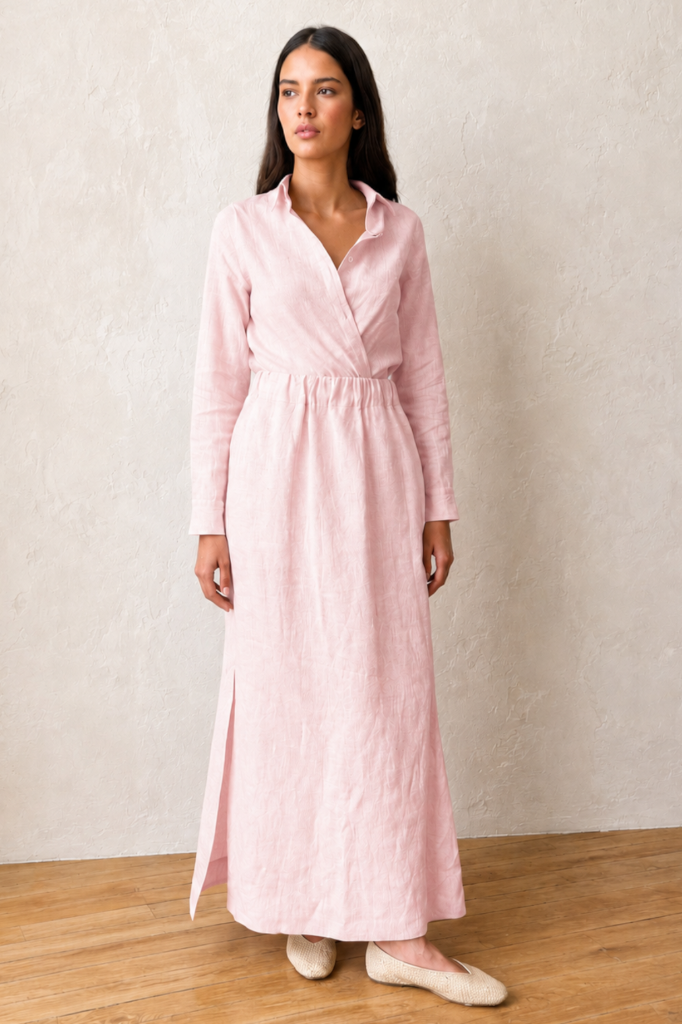 Linen Maxi Skirt