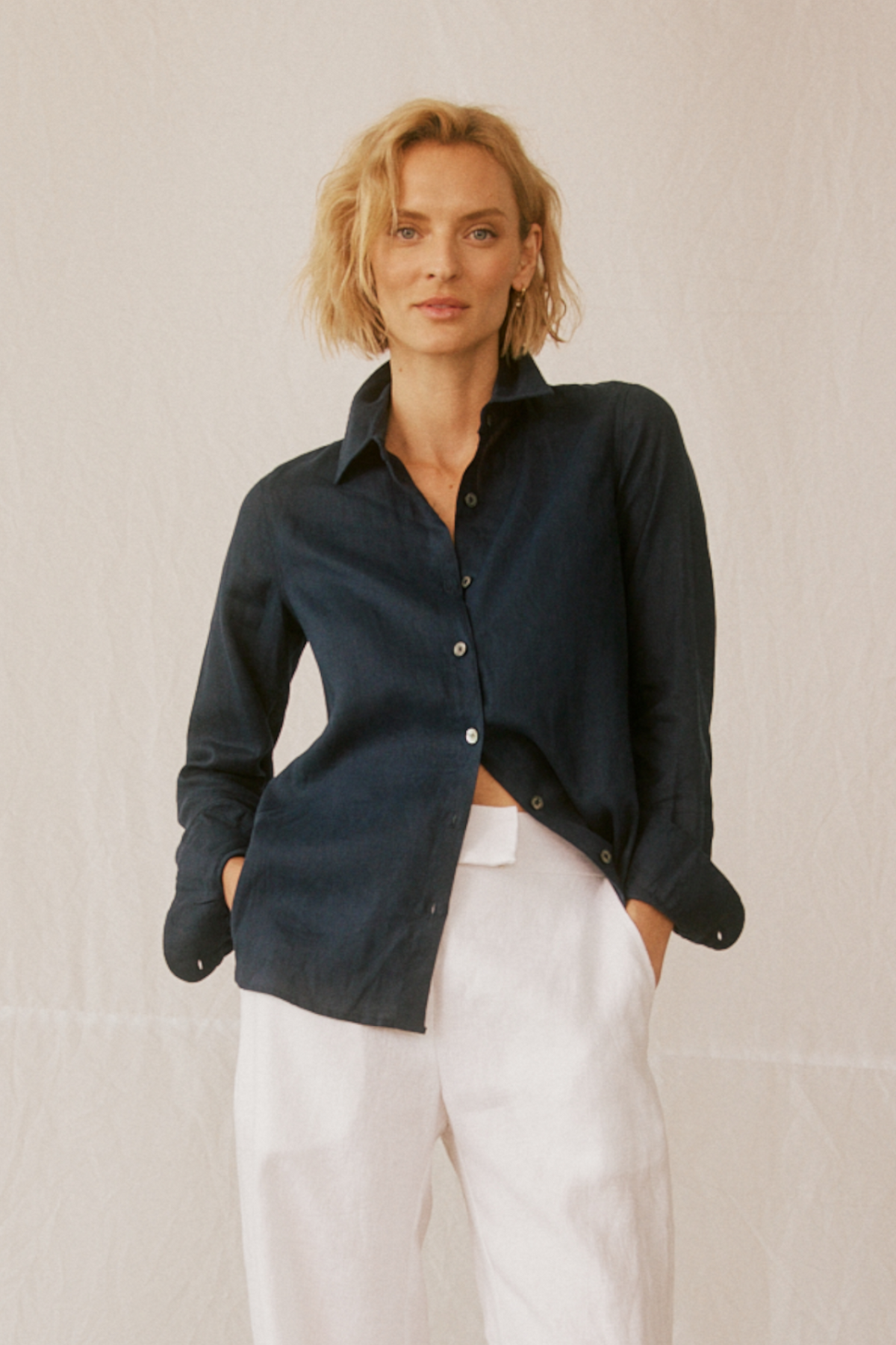 Women's Classic Linen Shirt