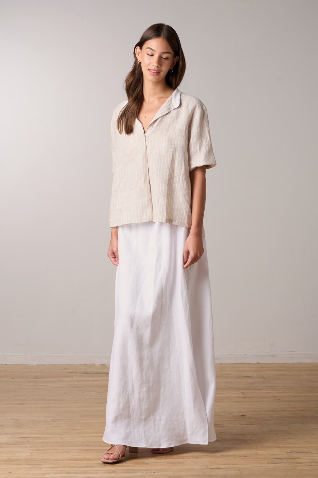Linen Maxi Skirt