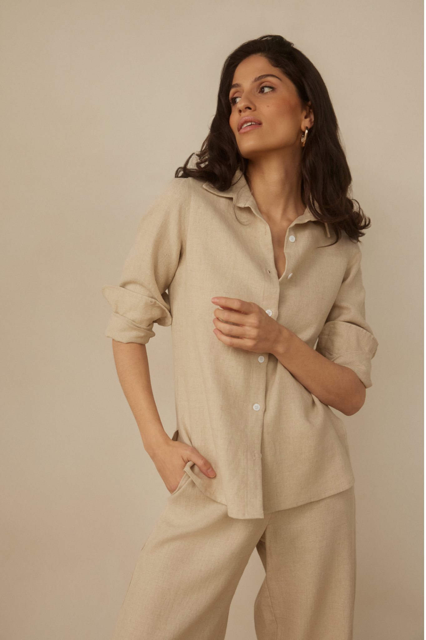 Women's Classic Linen Shirt